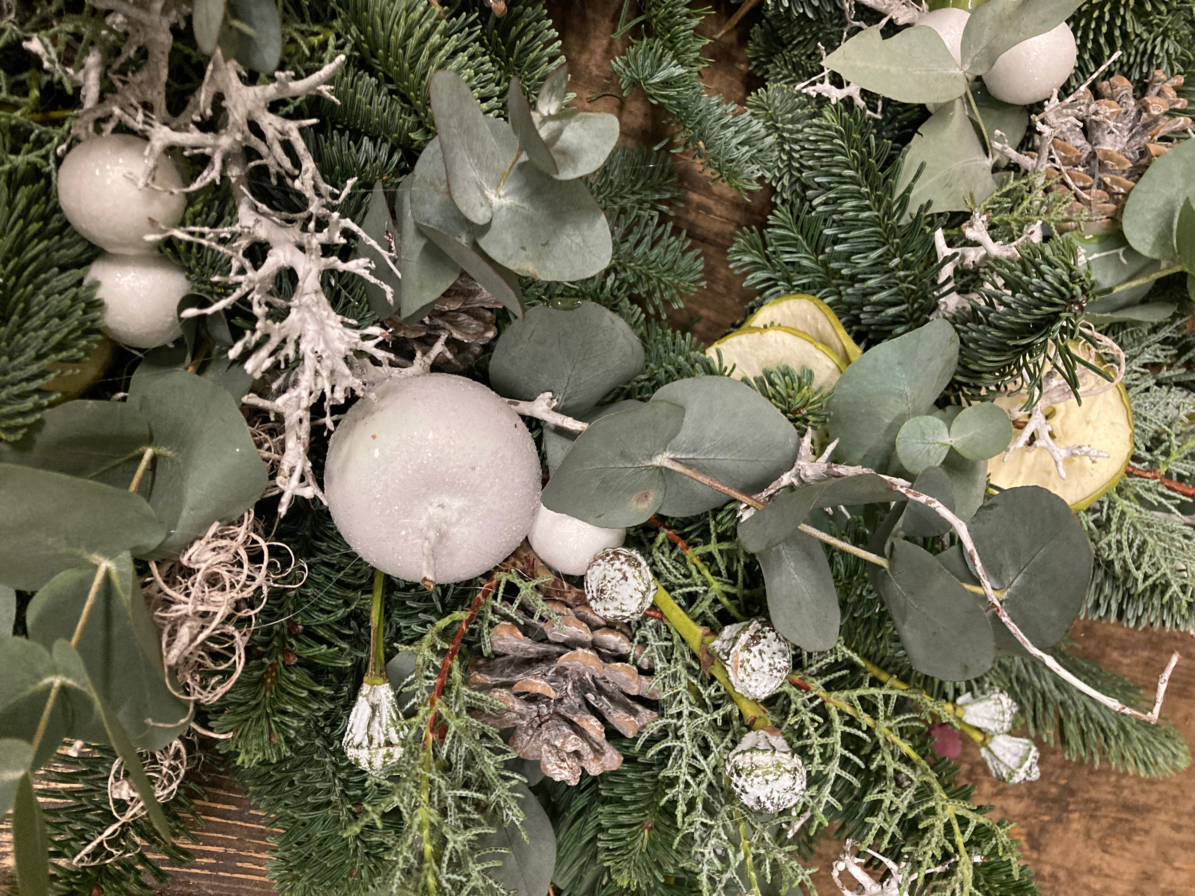 Fabulous frosty wreath